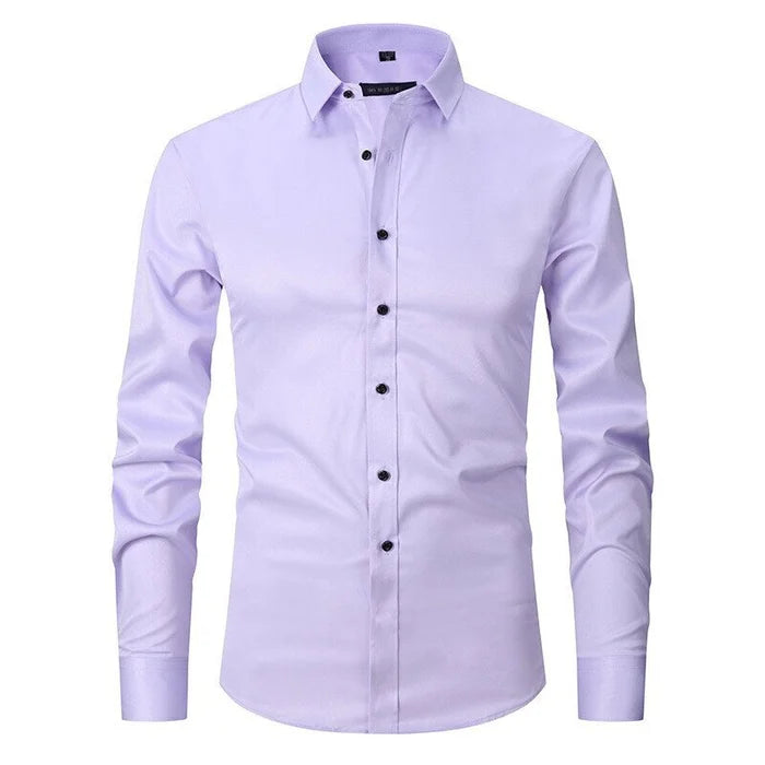 Camicia Uomo Elasticizzata Antipiega