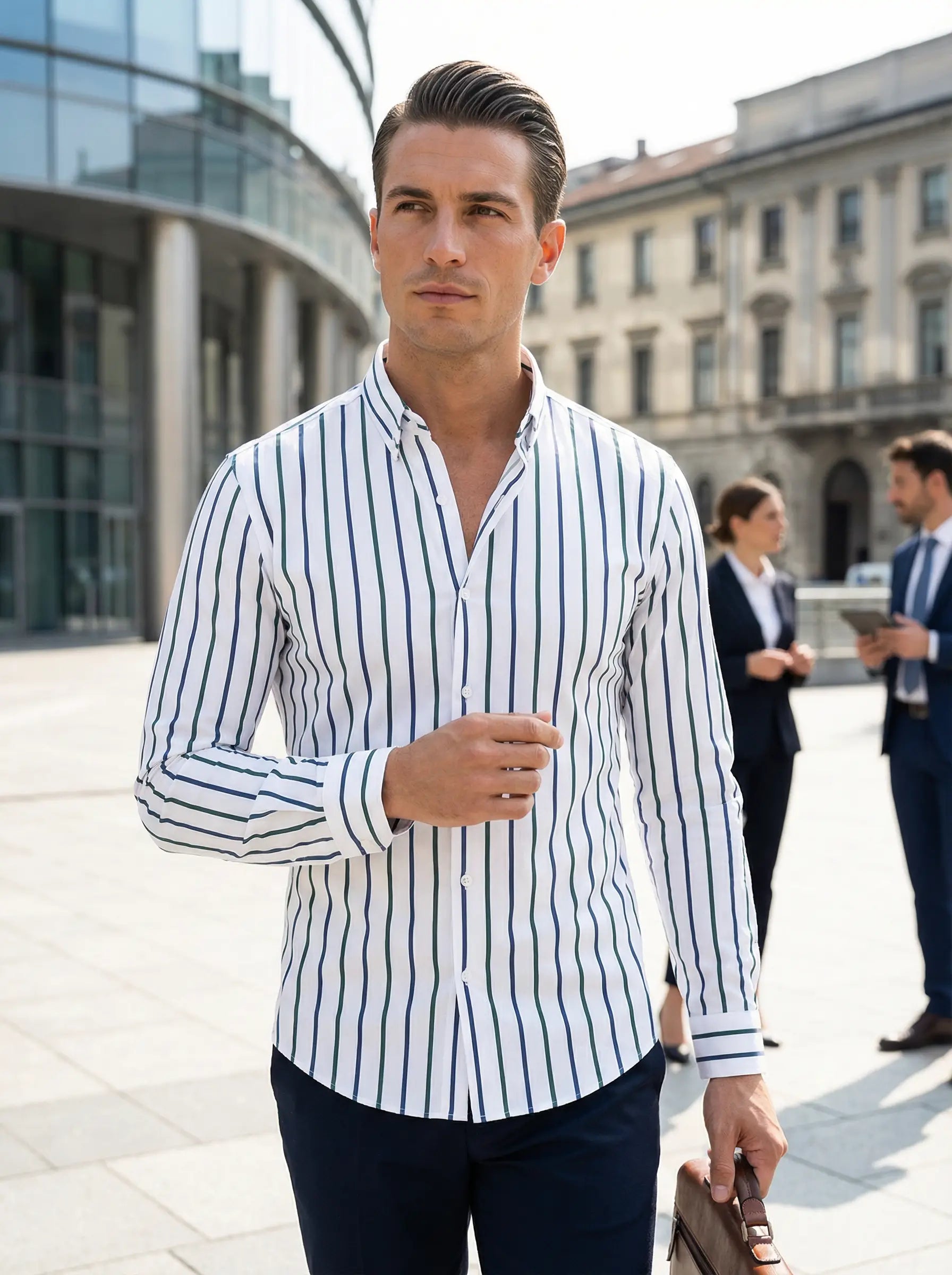 Hugo - Camicia in Cotone Striata