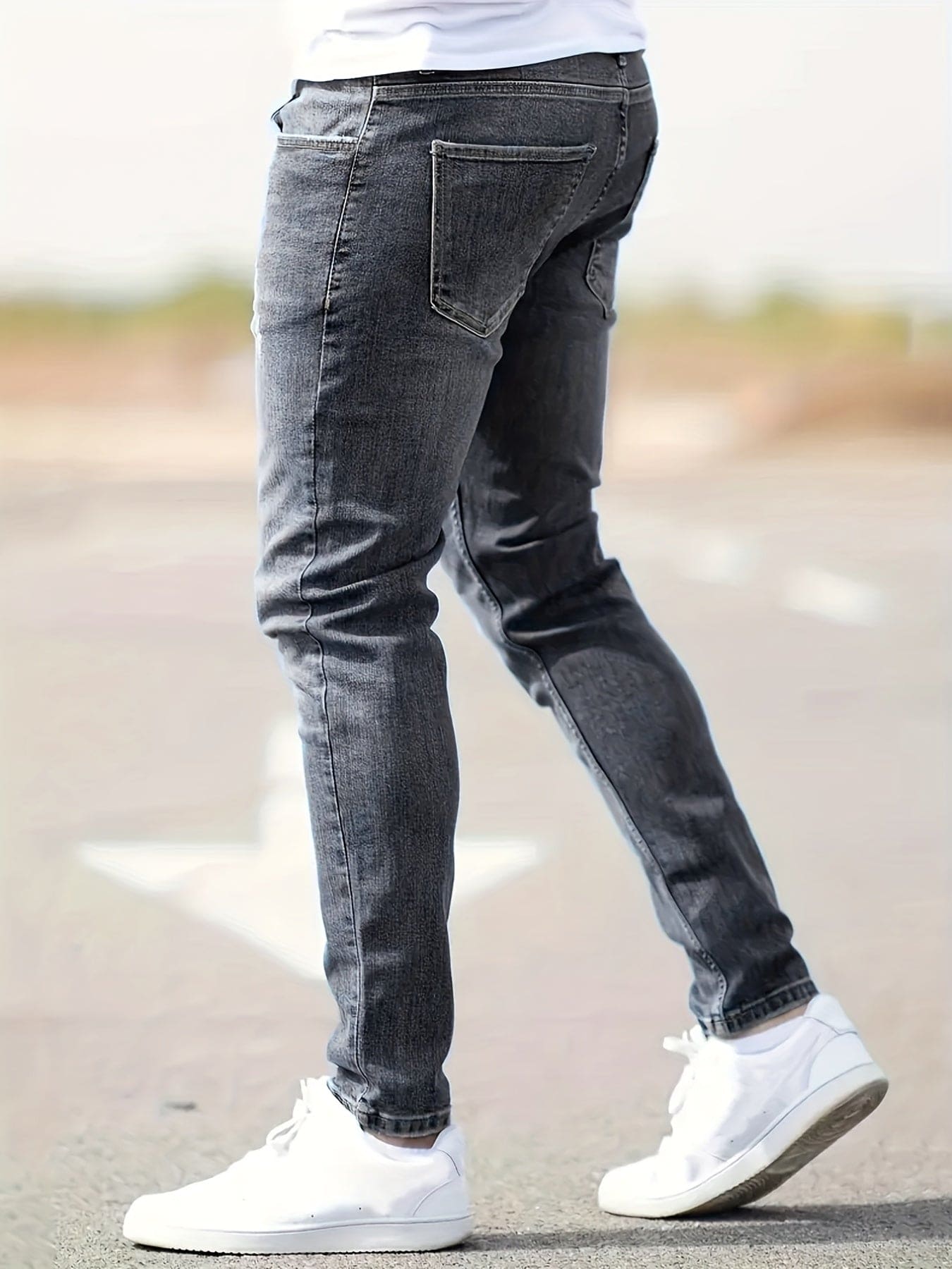 Davide | Jeans slim fit elasticizzati ed eleganti per uomo