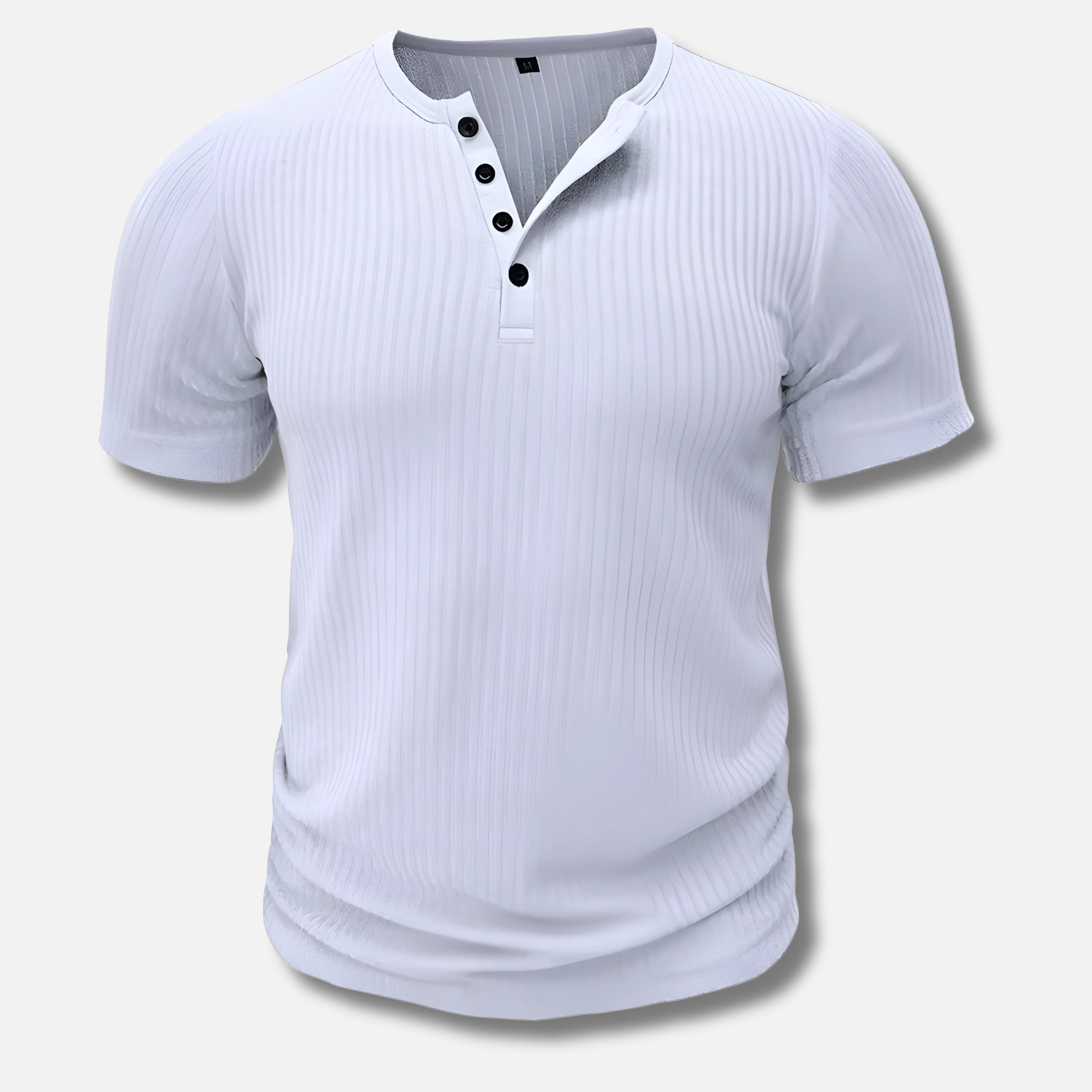 T-Shirt Henley Muscle-Fit