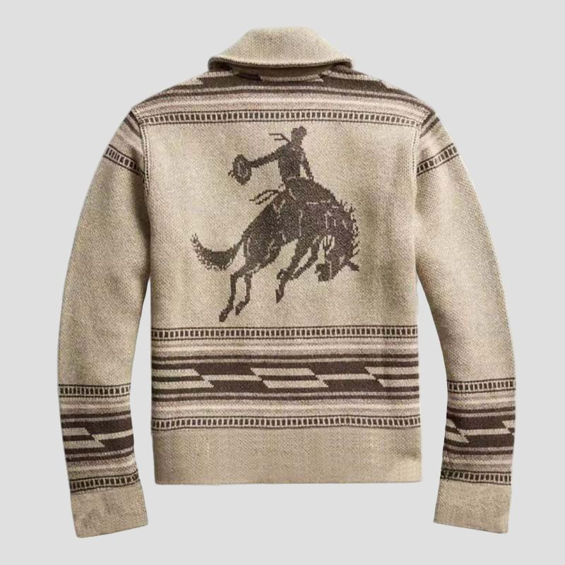 Vittore | Cardigan in maglia jacquard