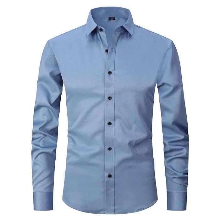 Camicia Uomo Elasticizzata Antipiega