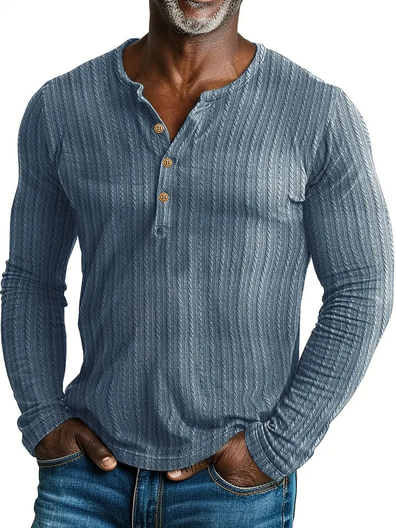 Maglietta Henley Classica