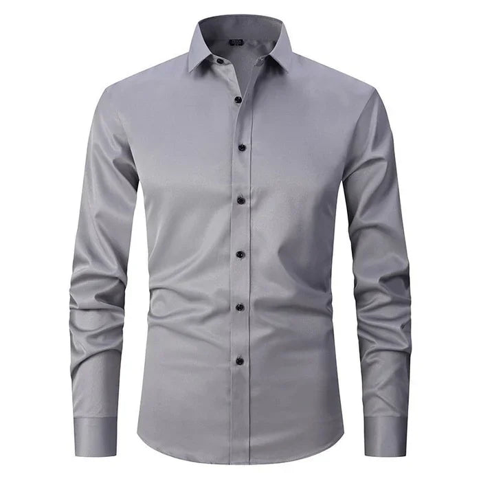 Camicia Uomo Elasticizzata Antipiega
