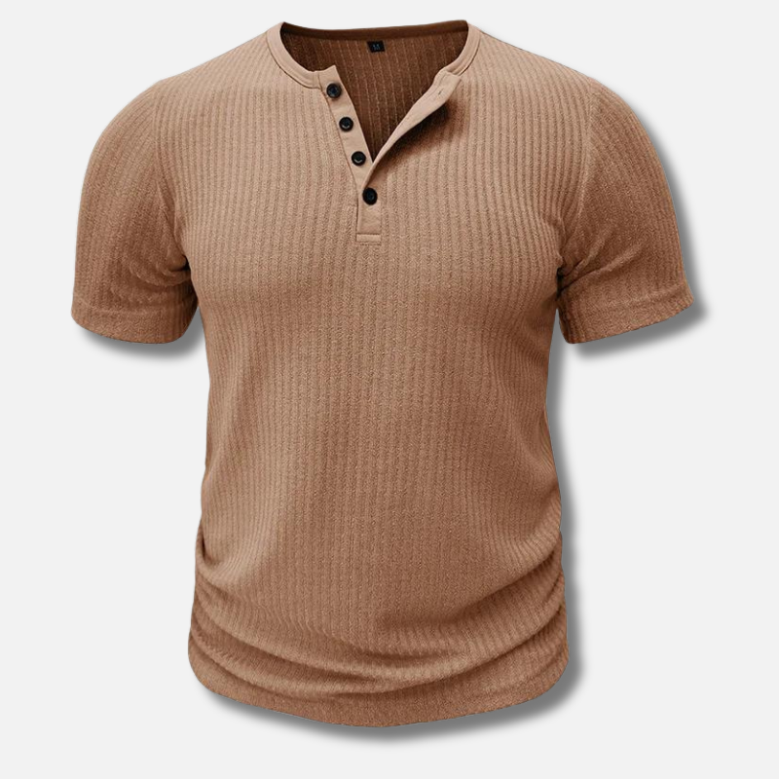 T-Shirt Henley Muscle-Fit