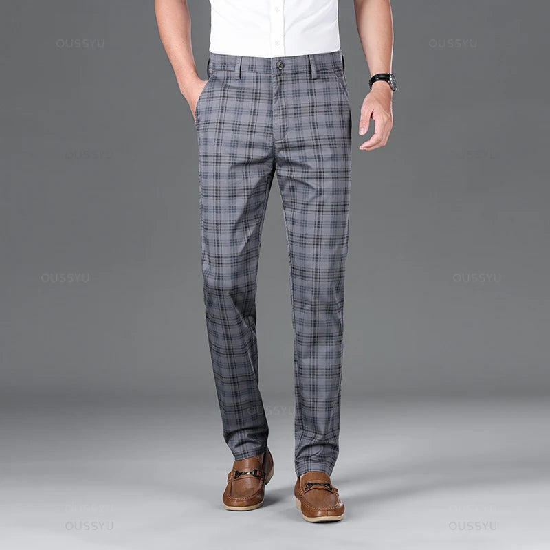 Pantaloni Classici a Vita Alta