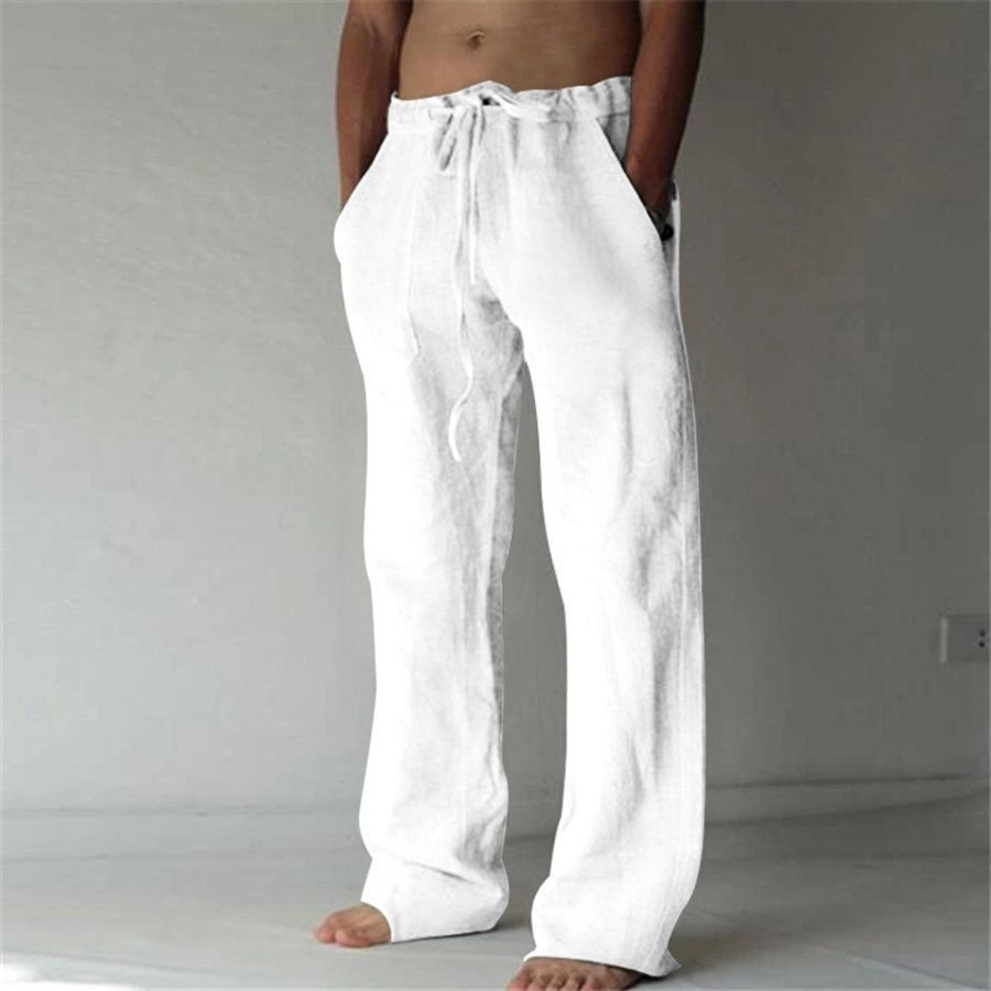 Pantaloni In Lino Casual