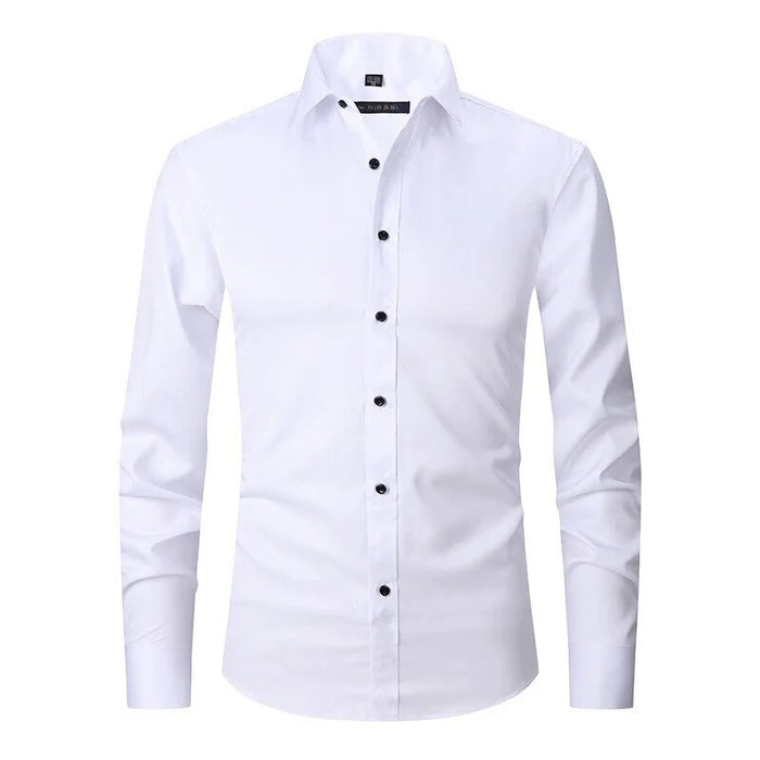 Camicia Uomo Elasticizzata Antipiega
