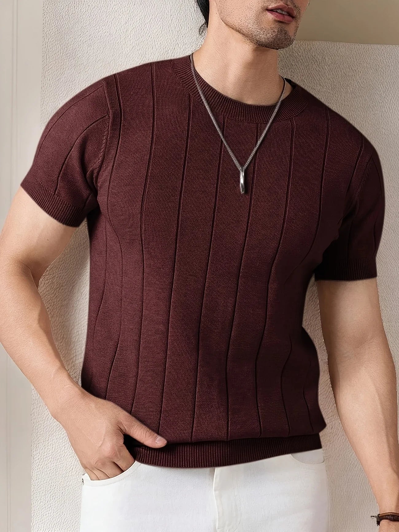 Lorenzo | T-shirt in lana merino