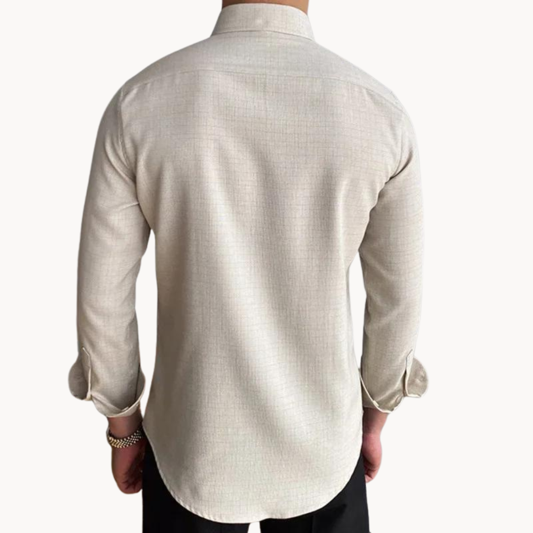 Camicia Classica Bottoni Hamptons