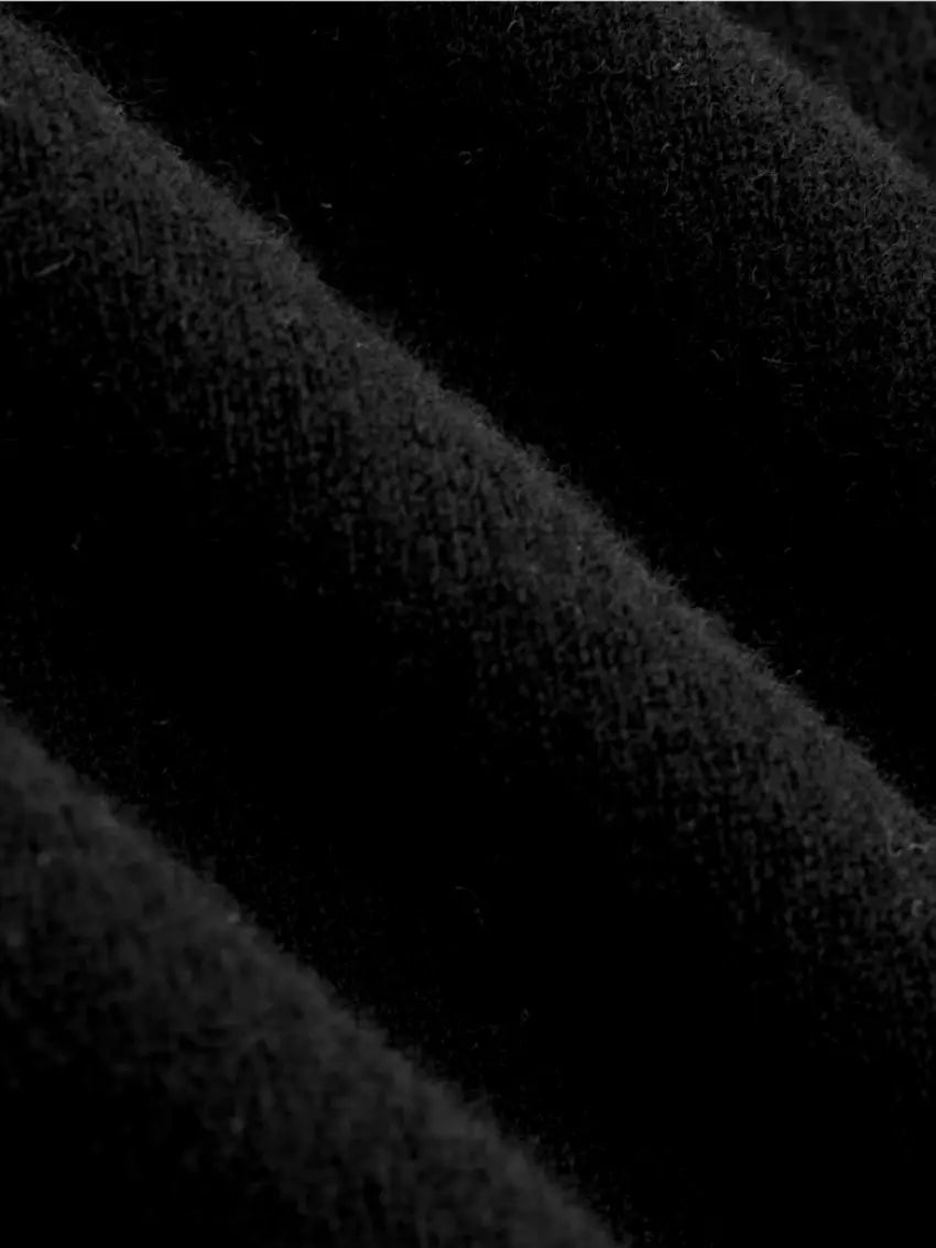 Maglietta Cashwool Nera di Lusso