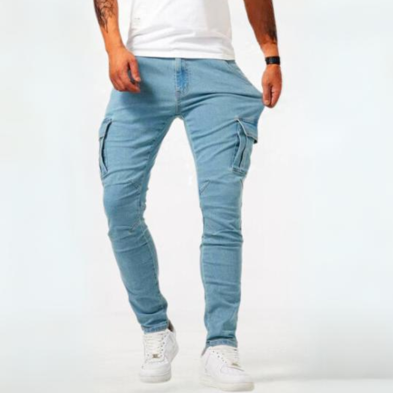 Jeans Casual in Denim Ultra Elasticizzato