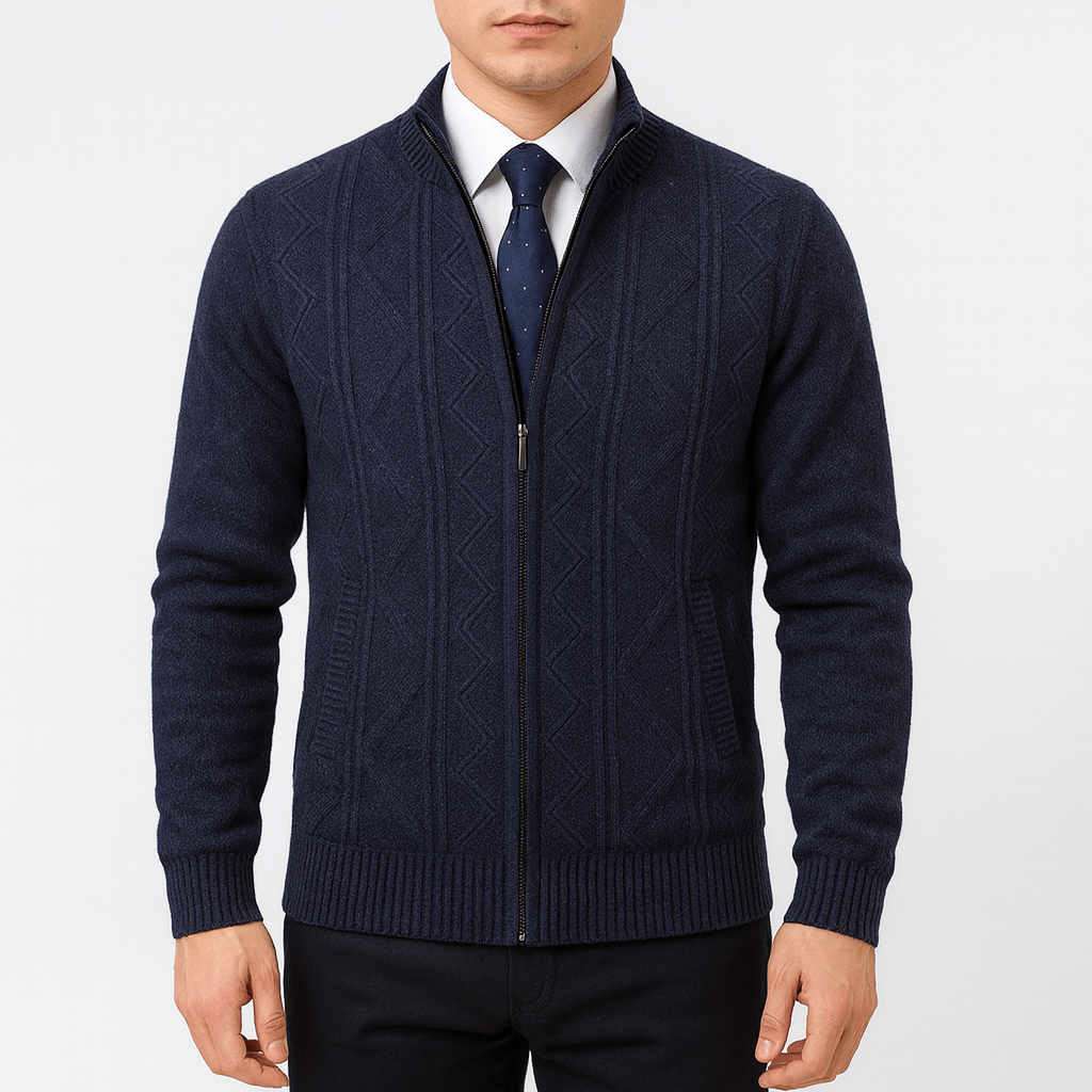 Stefano | Cardigan con Zip