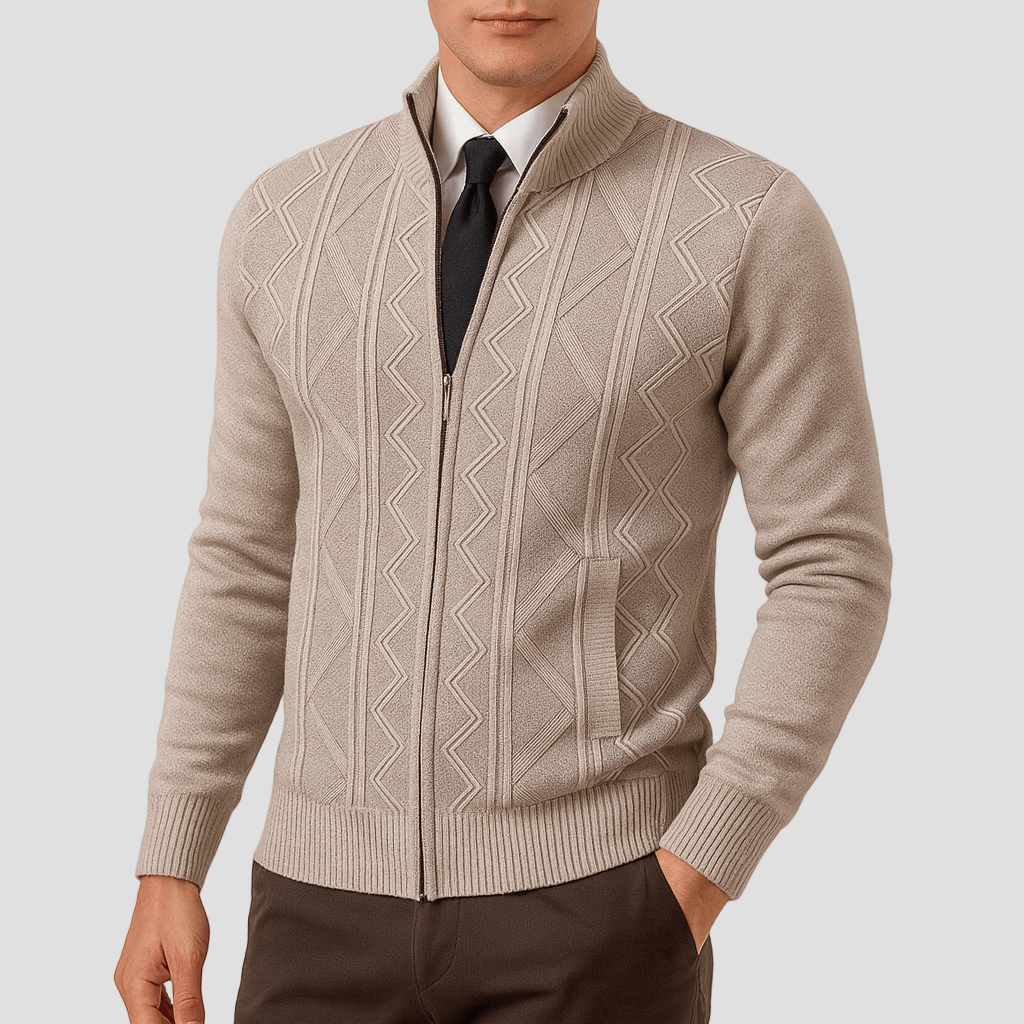 Stefano | Cardigan con Zip