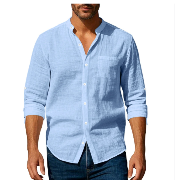 Camicia Estiva in Lino Traspirante e Elegante