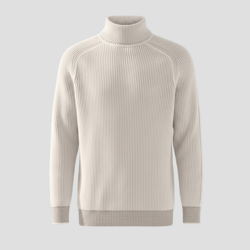Andrea | Elegante Maglione Dolcevita in Cashmere da Uomo