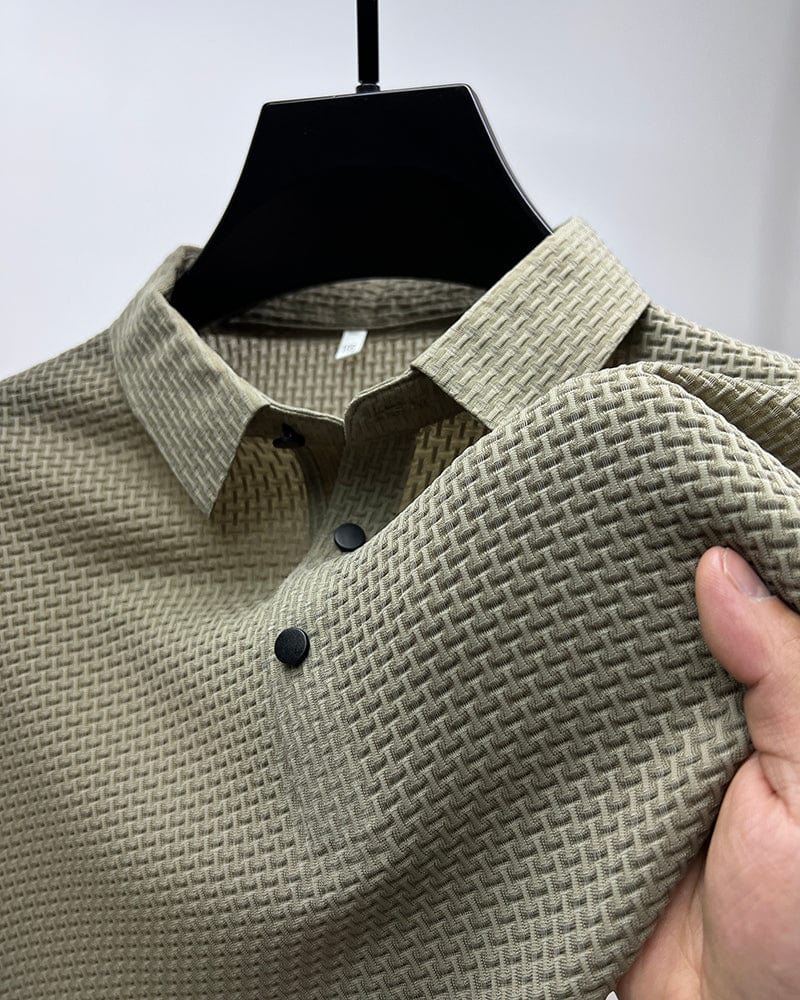 Leonardo | Polo Premium da Uomo in Cotone Piqué Smart Casual con Vestibilità Slim