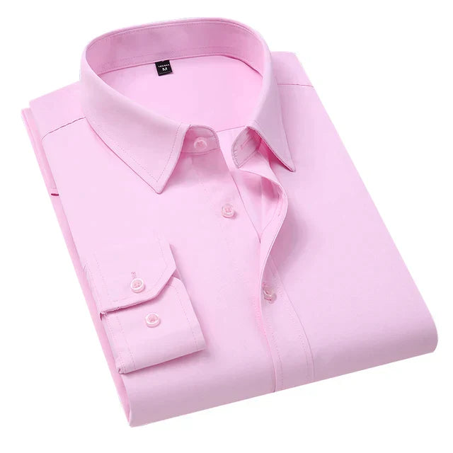 Camicia Classica Uomo Manica Lunga con Tasca