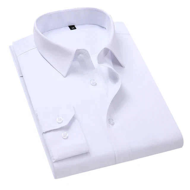 Camicia Classica Uomo Manica Lunga con Tasca