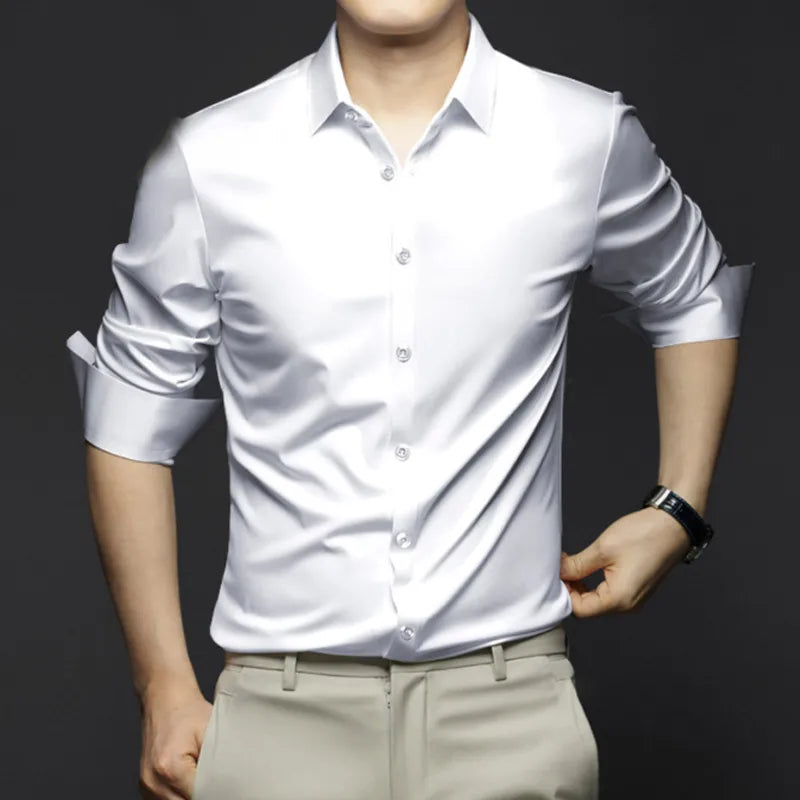 Camicia da Ufficio in Sete Morbida