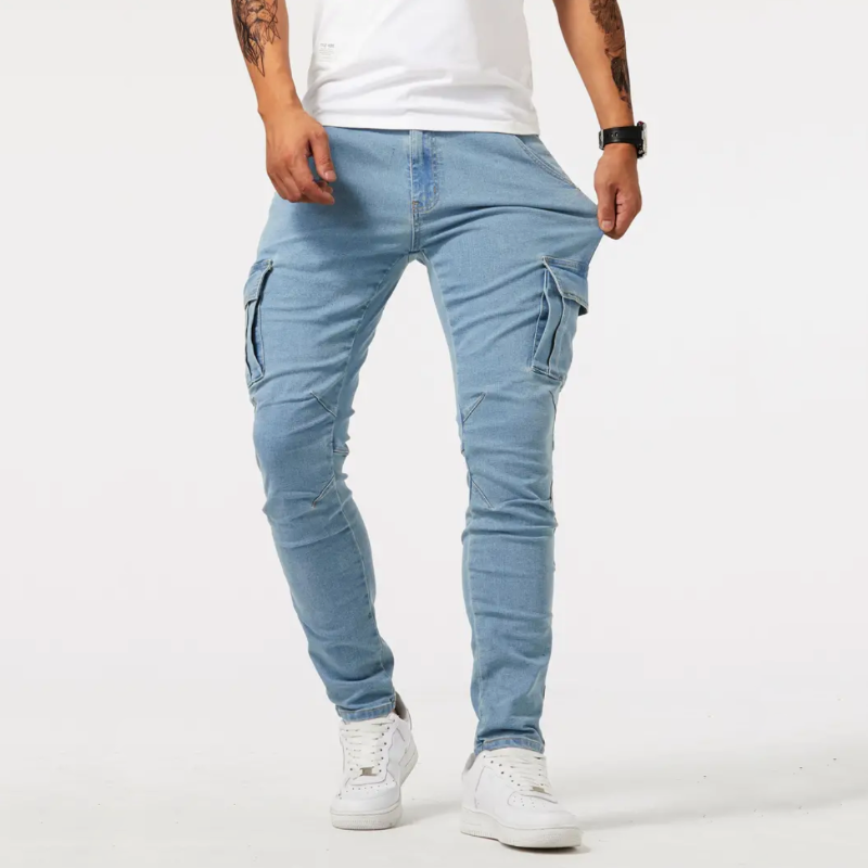 Stefano | Jeans cargo per tutte le stagioni per uomo