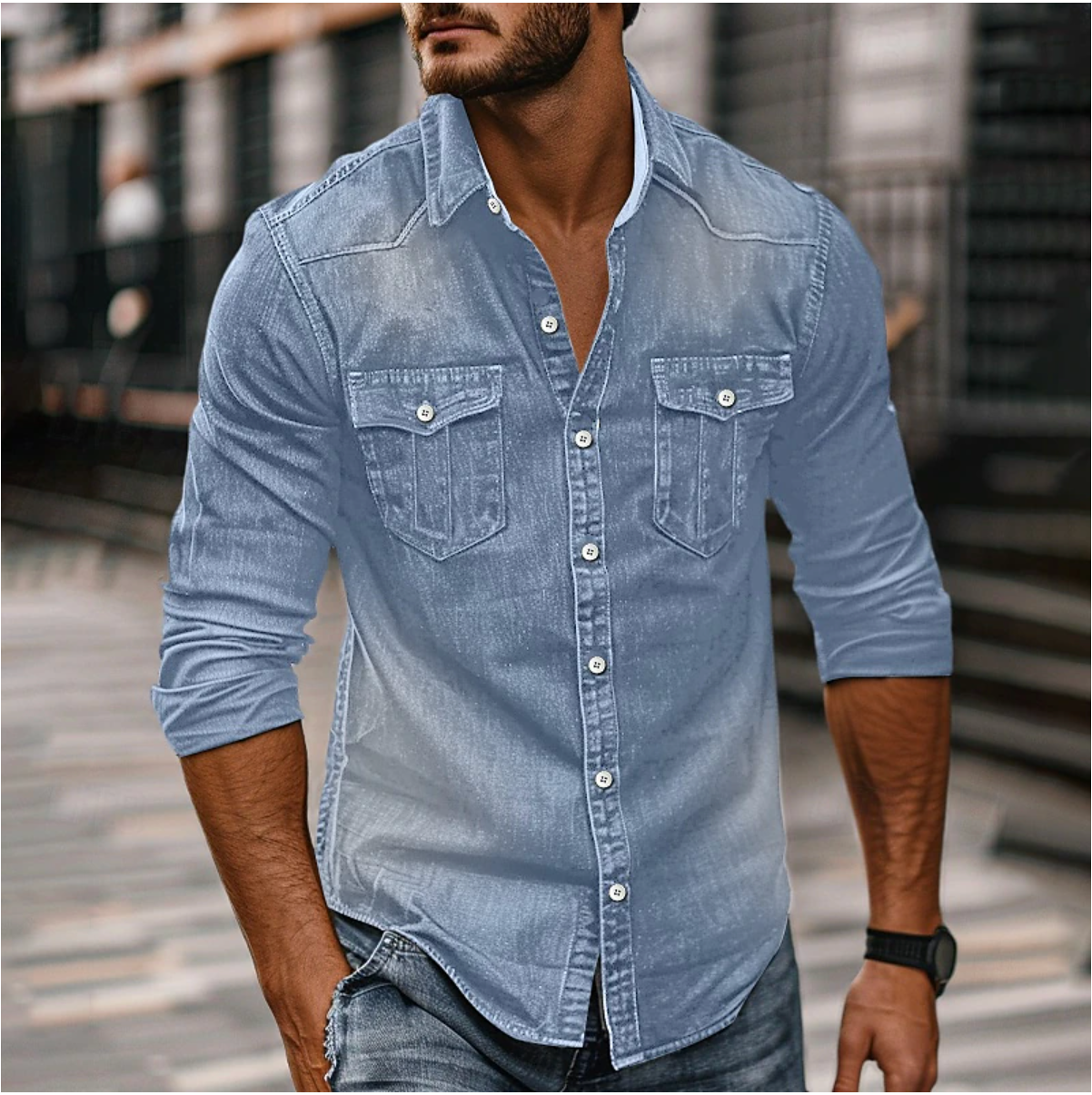 Camicia in Denim