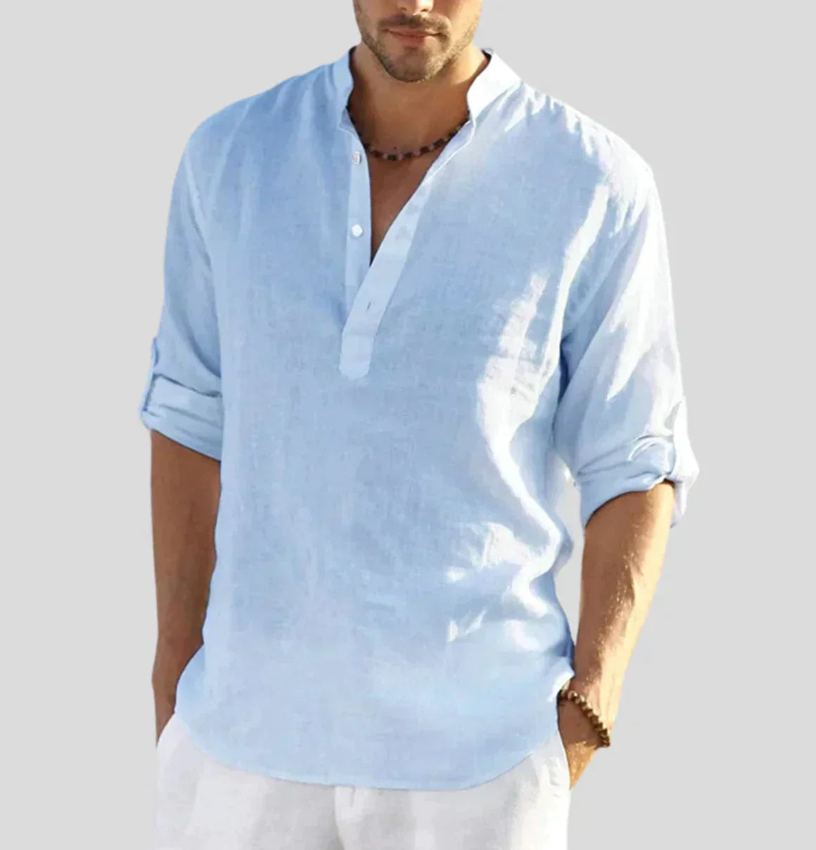 Camicia Uomo in Lino Elegante