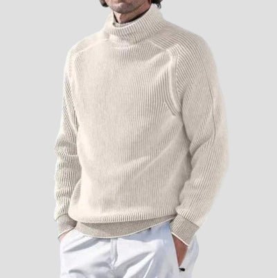 Andrea | Elegante Maglione Dolcevita in Cashmere da Uomo