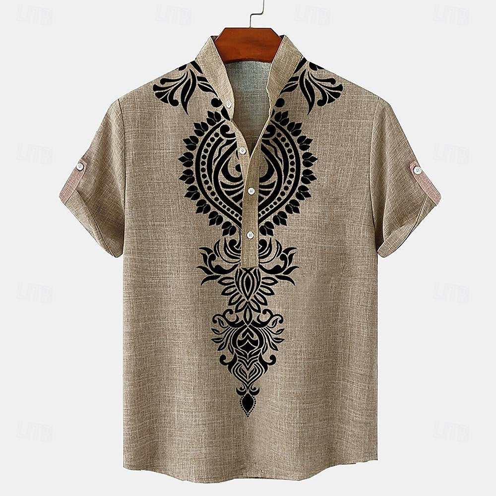 Marco - Camicia Henley in Lino