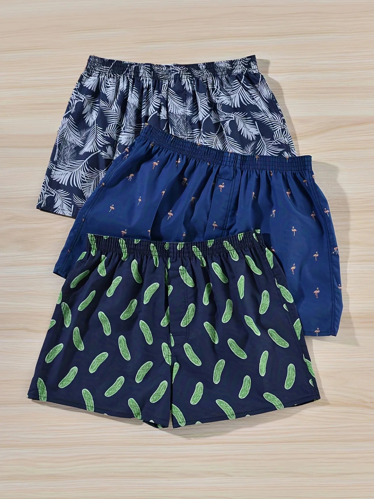 Boxer da uomo in cotone con stampa freccia multicolore