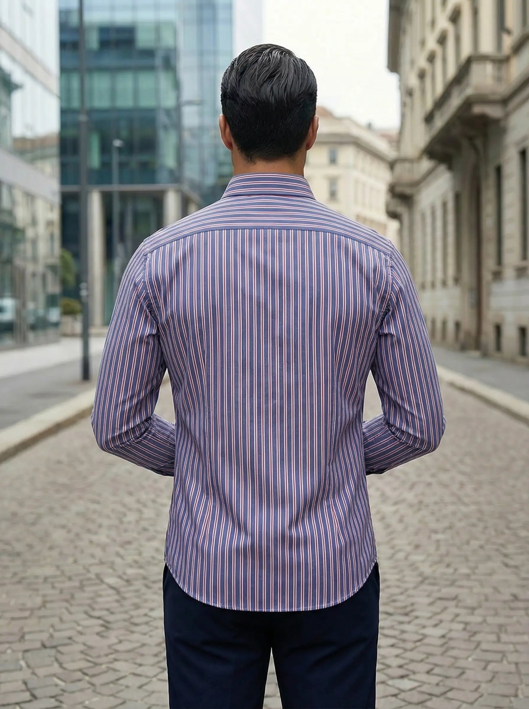 Hugo - Camicia in Cotone Striata