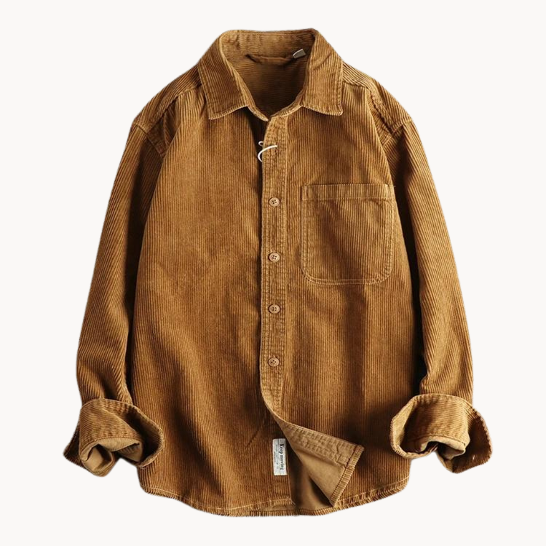 Classica Camicia da Lavoro in Corduroy