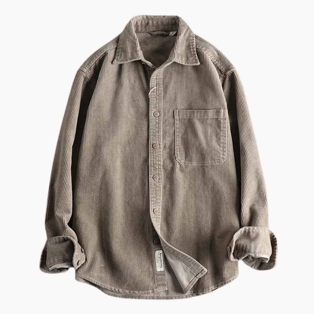 Classica Camicia da Lavoro in Corduroy