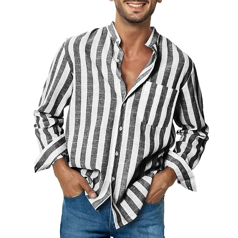 Hugo - Camicia in Cotone Striata
