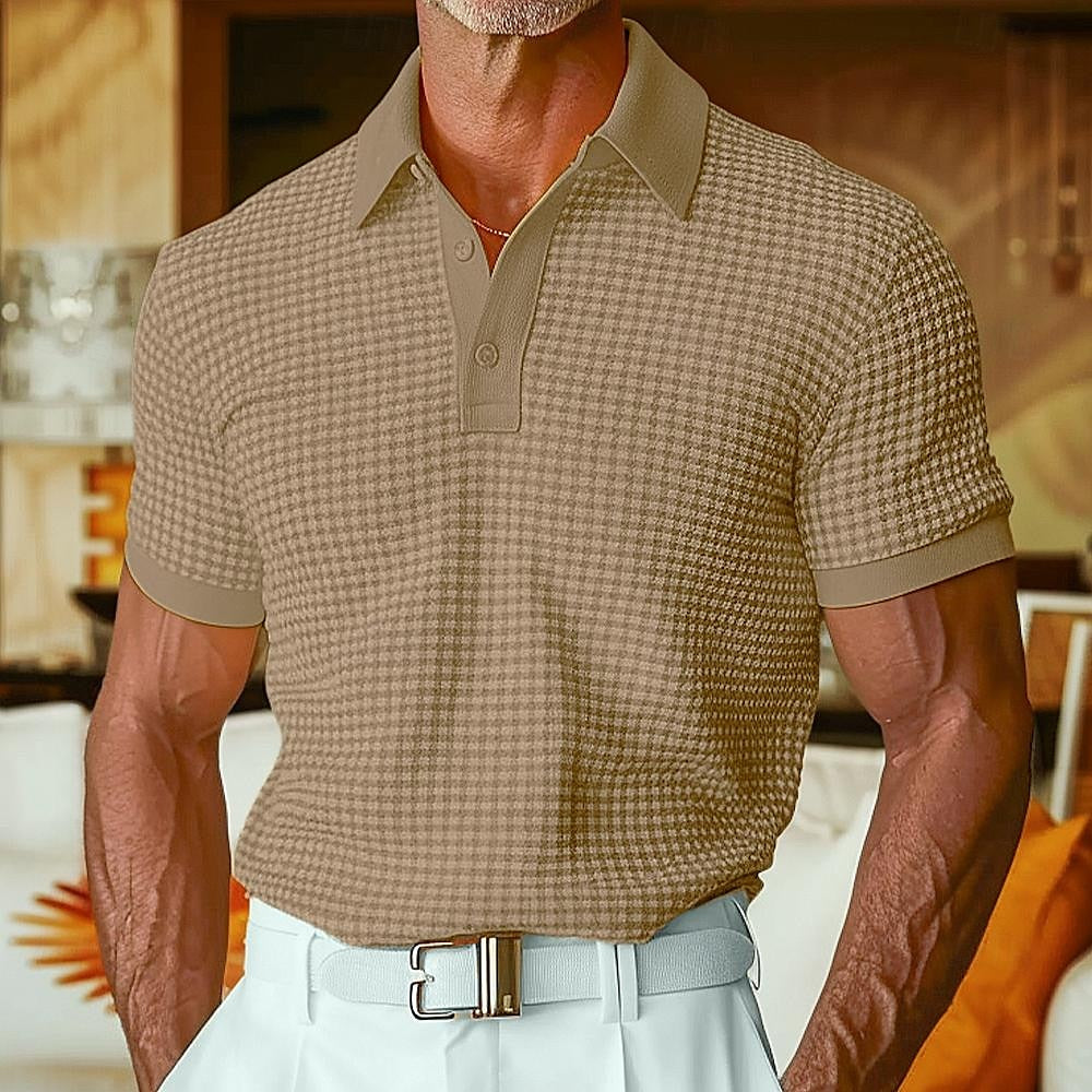 Lorenzo - Polo Shirt Waffle