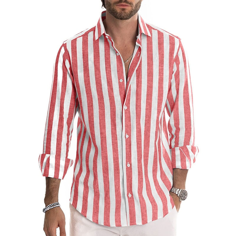 Hugo - Camicia in Cotone Striata