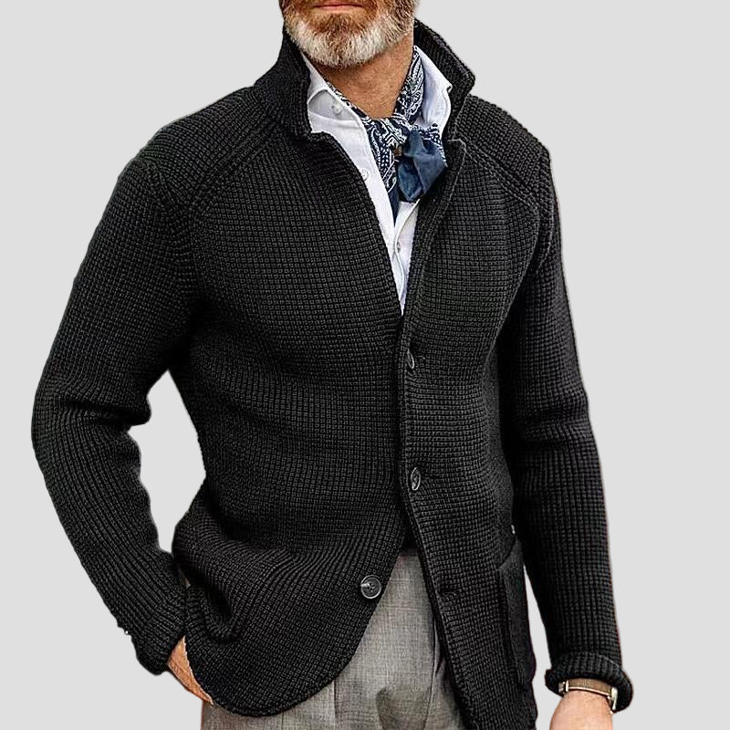 Pietro | Blazer-Cardigan da Uomo con Tasche Applicate
