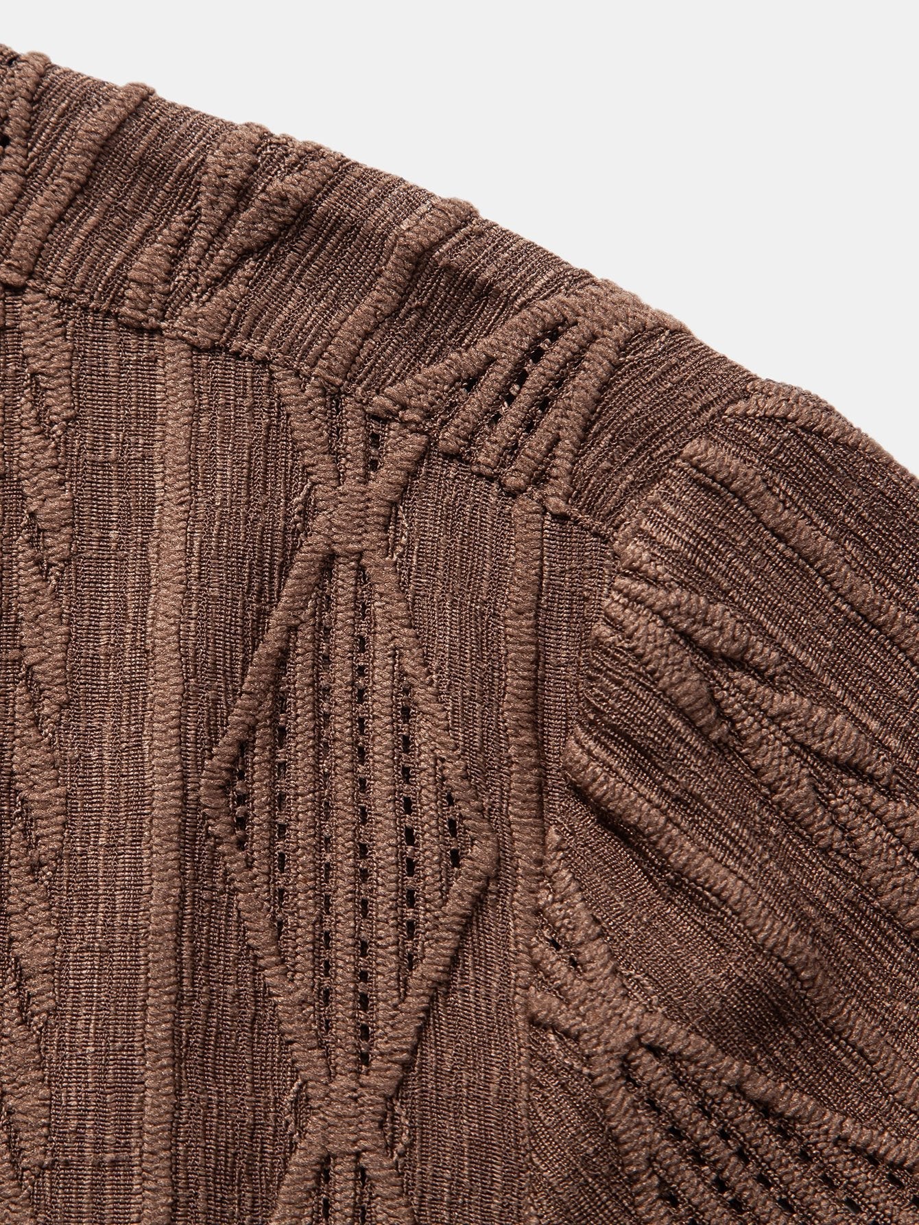 Camicia Casual con Tessuto Jacquard