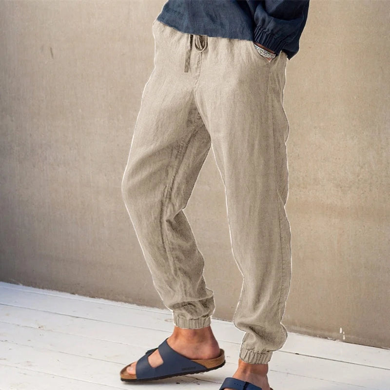 Hugo | Pantalone estivo in lino per uomo