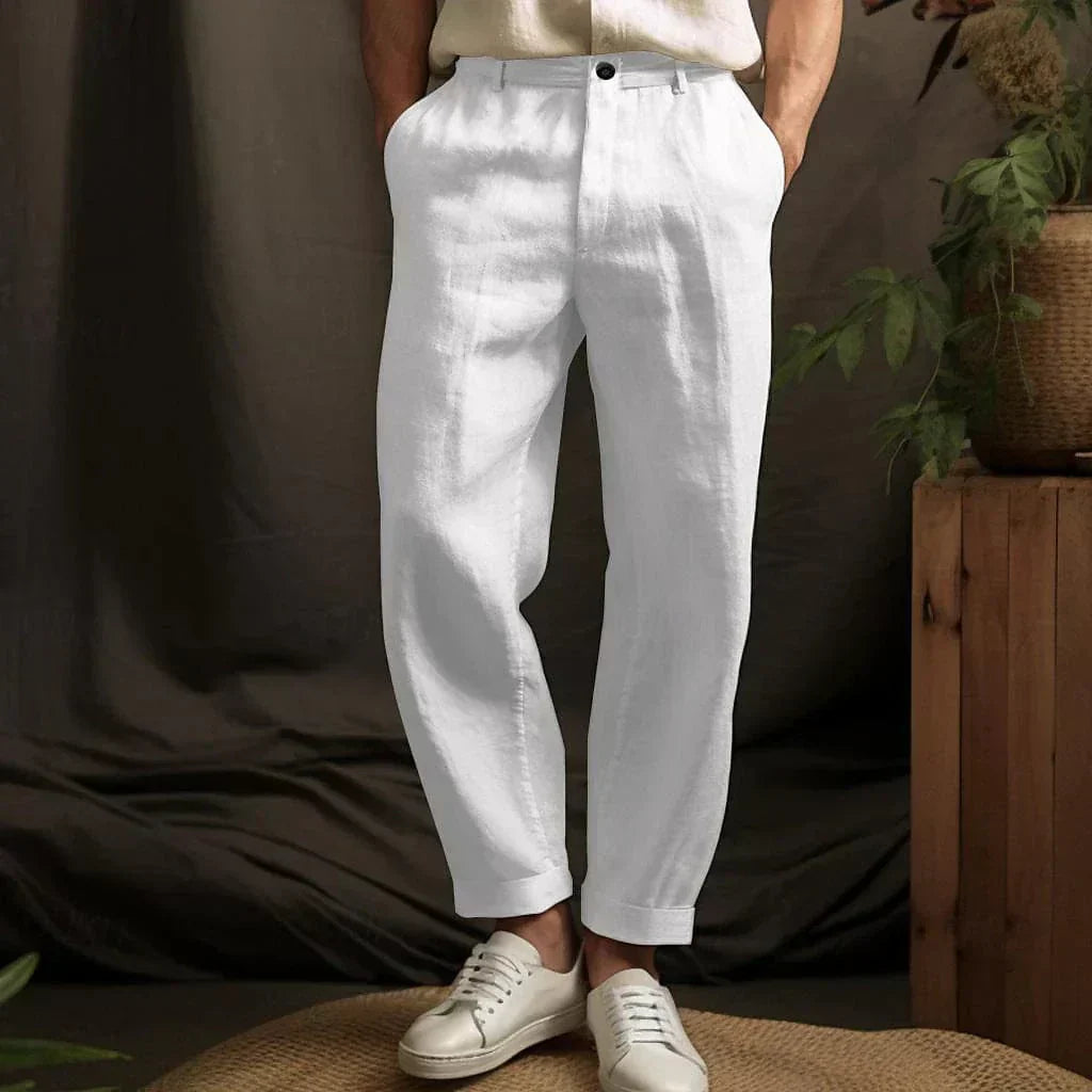 Pantaloni in Lino Casual per l'Estate