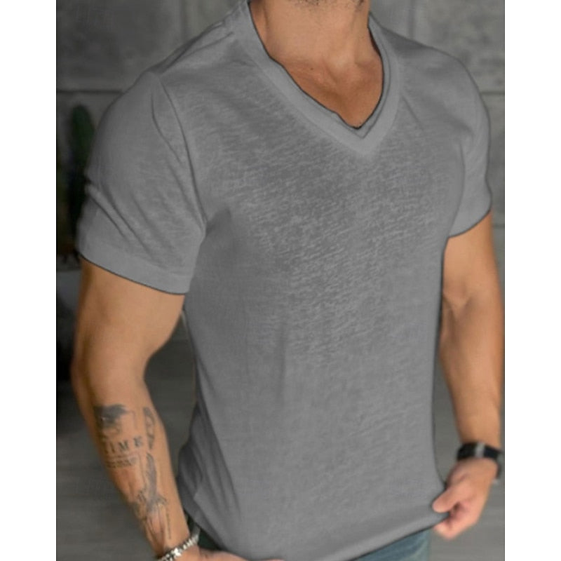 Lorenzo | T-shirt con Scollo a V per l'estate