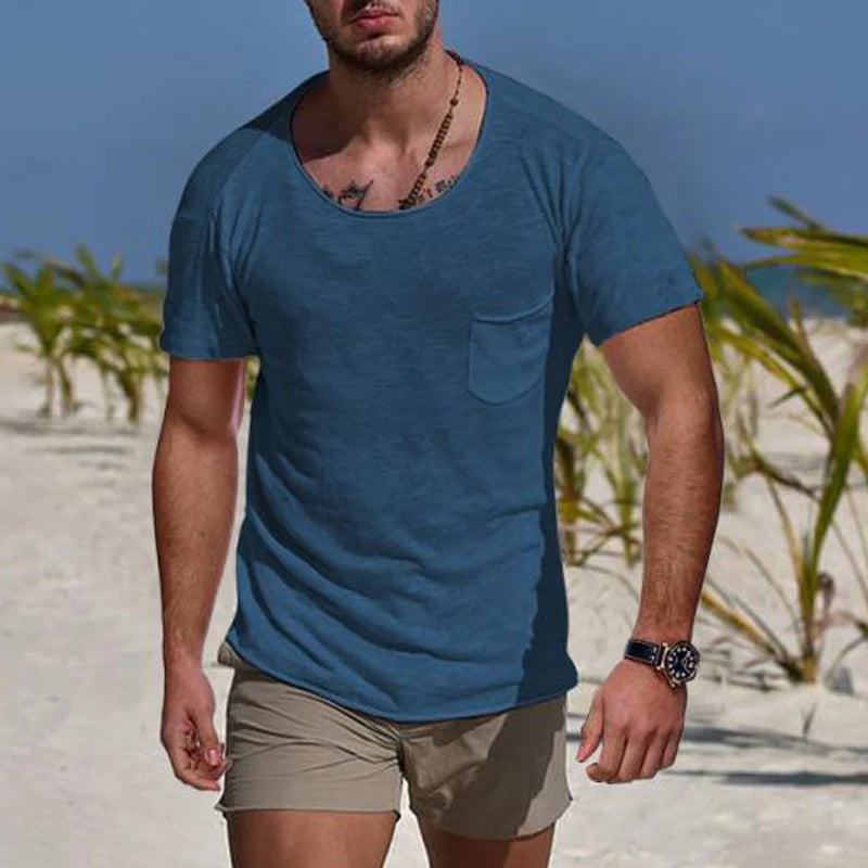 Diego | T-shirt elegante estiva da uomo