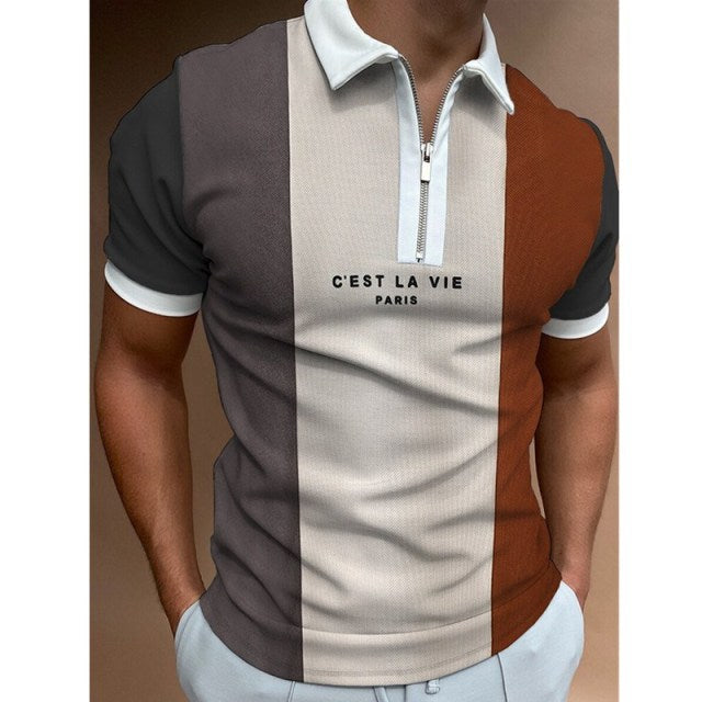 Camicia Elegante Leggera Stile Parigino Uomo