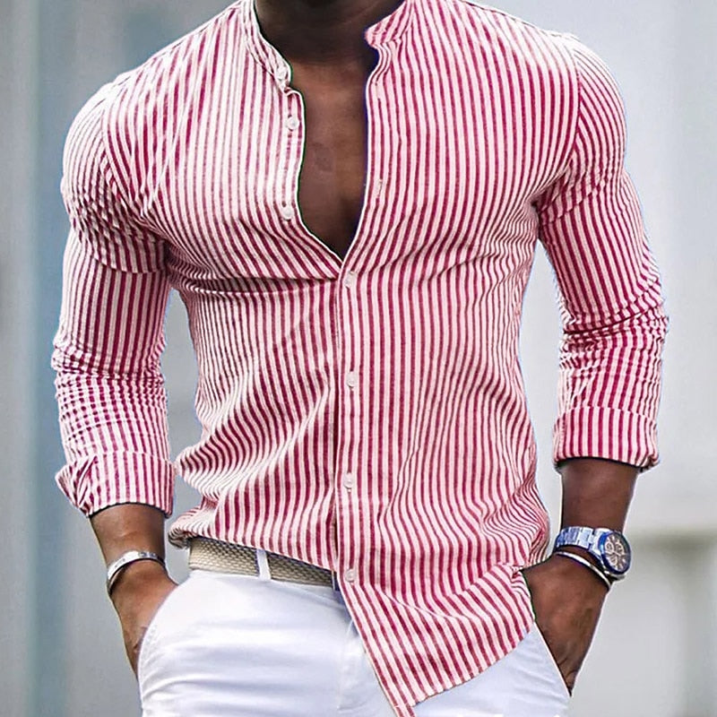 Riccardo - Camicia in Cotone Striata