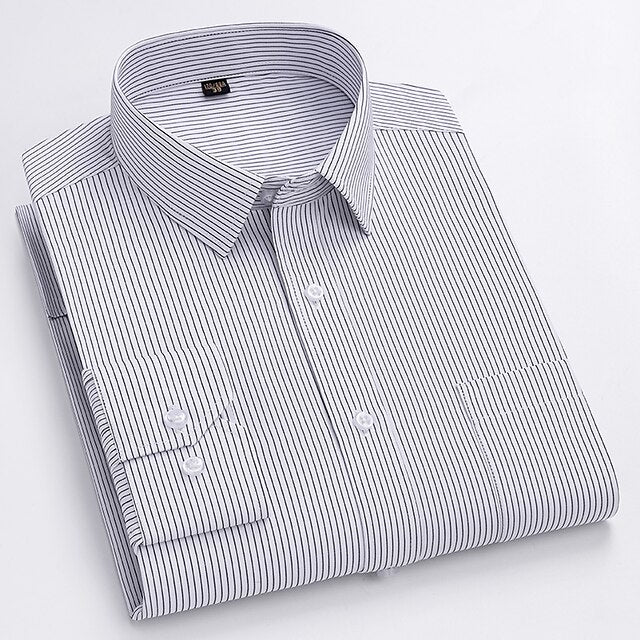 Niccolò | Camicia Classica a Maniche Lunghe in Cotone