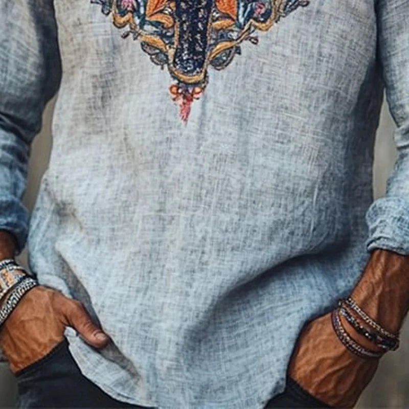 Sebastiano | Camicia estiva boho da uomo