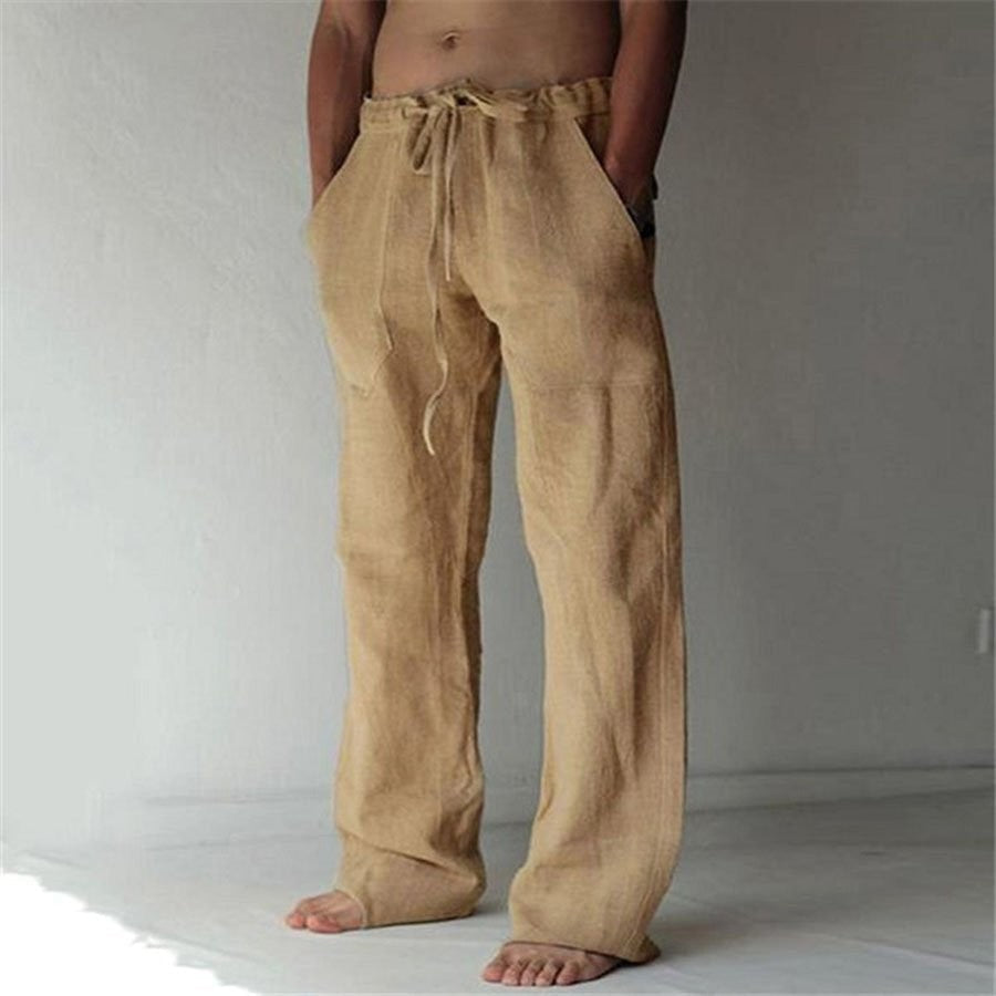 Pantaloni In Lino Casual