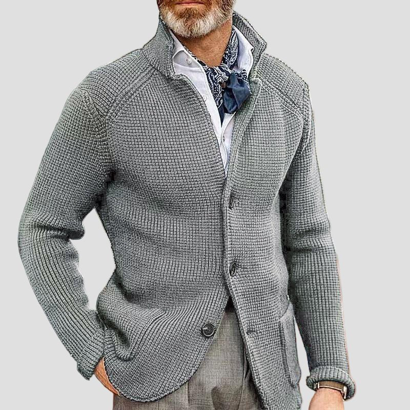 Pietro | Blazer-Cardigan da Uomo con Tasche Applicate