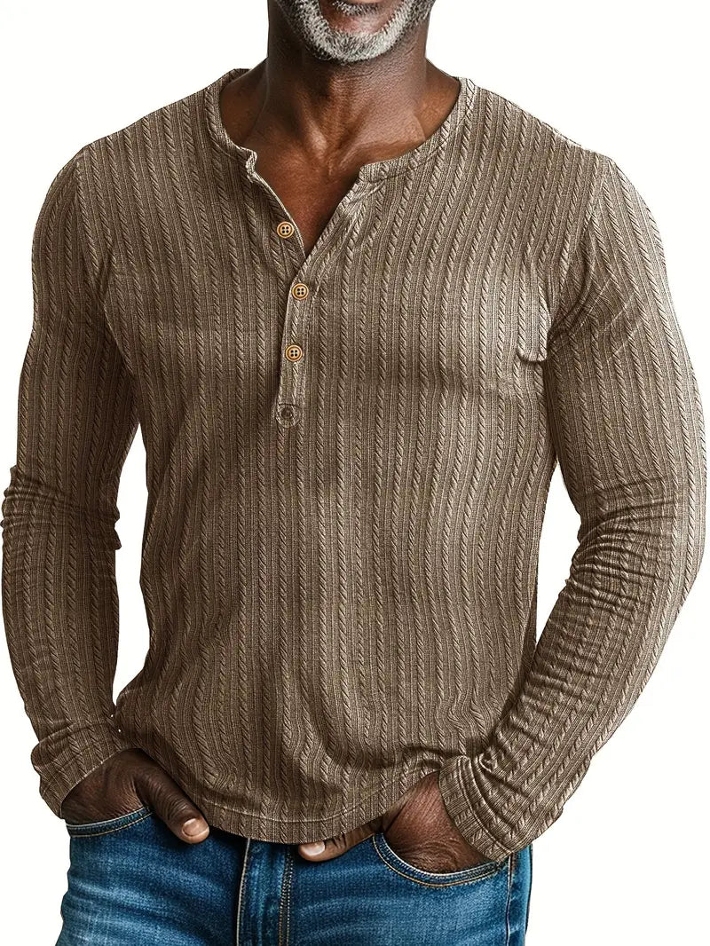 Maglietta Henley Classica