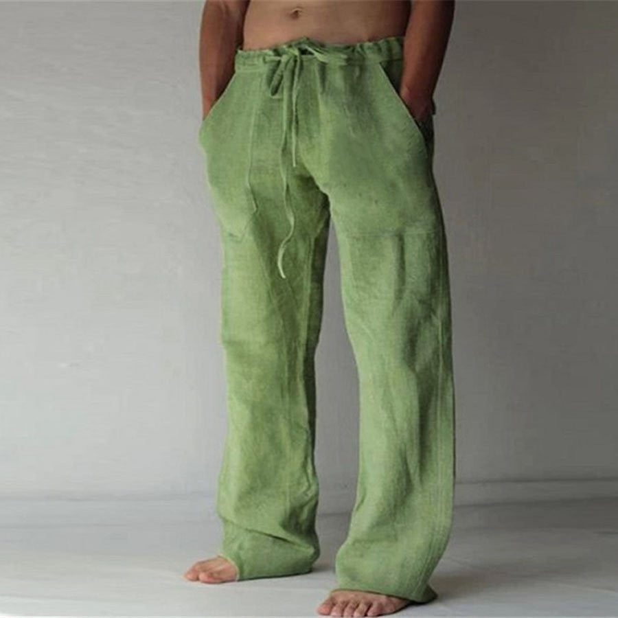 Pantaloni In Lino Casual